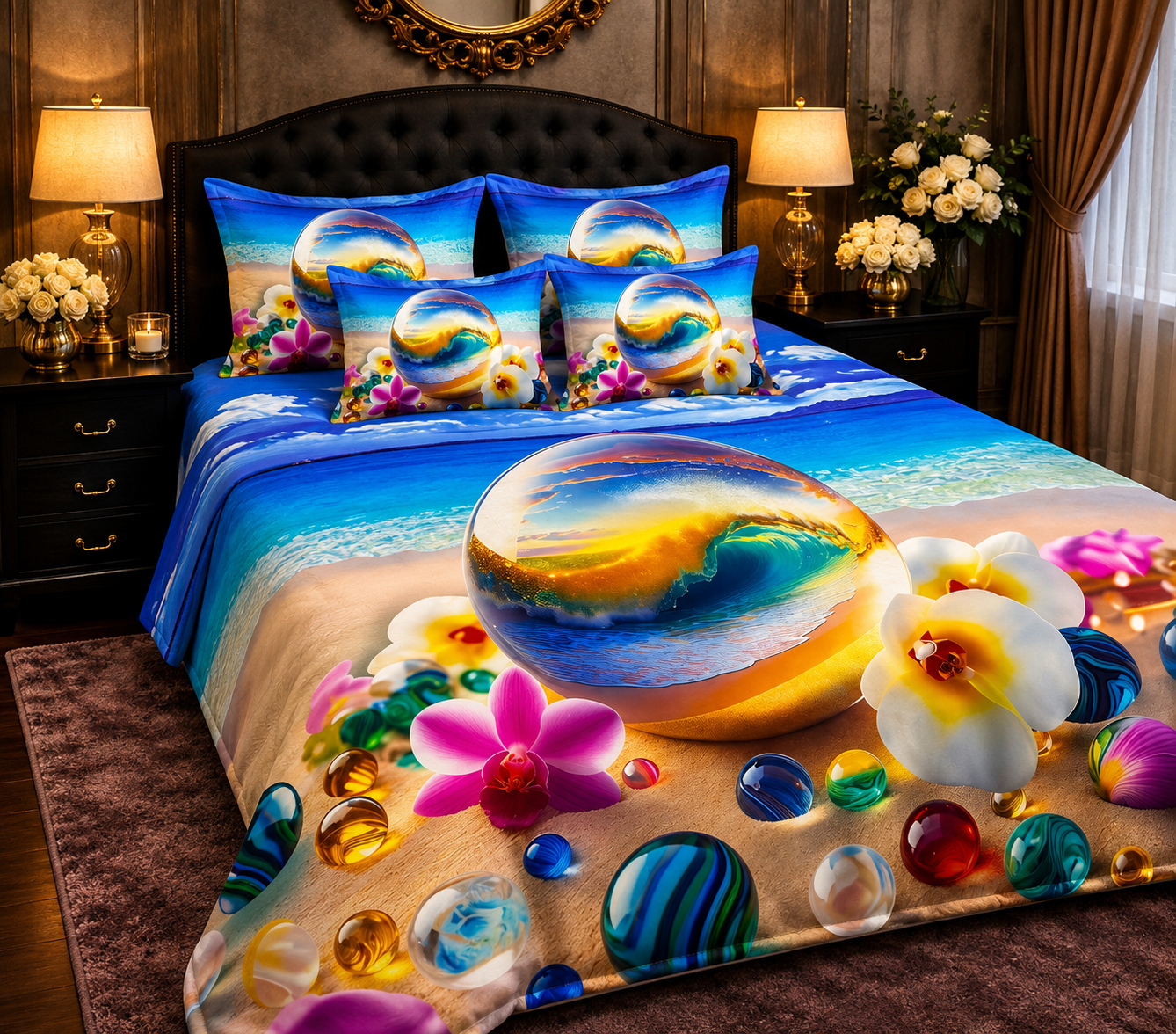 BEDIOR 5D Digital Bed Sheet Set #34 | Rs. 3,150 | Delivery Rs. 250