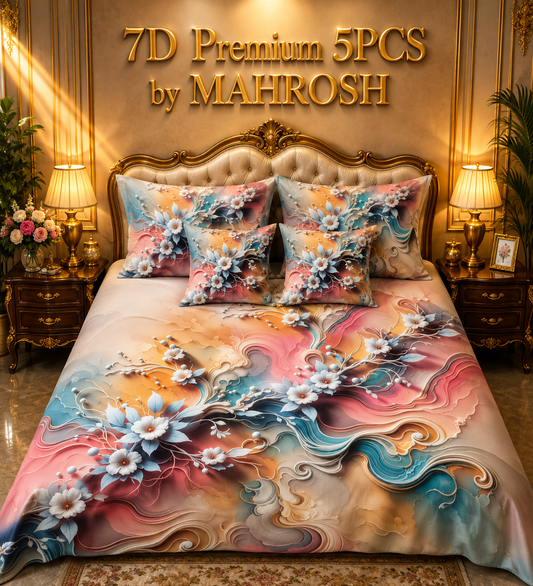 Bedior 117 Premium 5 Pieces Bedsheet Set