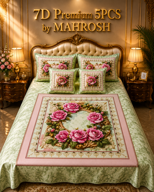 Bedior 118 Premium 5 Pieces Bedsheet Set