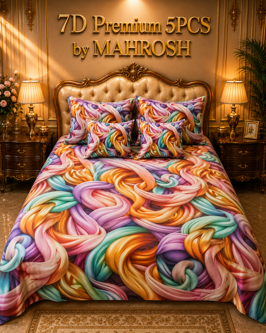 Bedior 119 Premium 5 Pieces Bedsheet Set