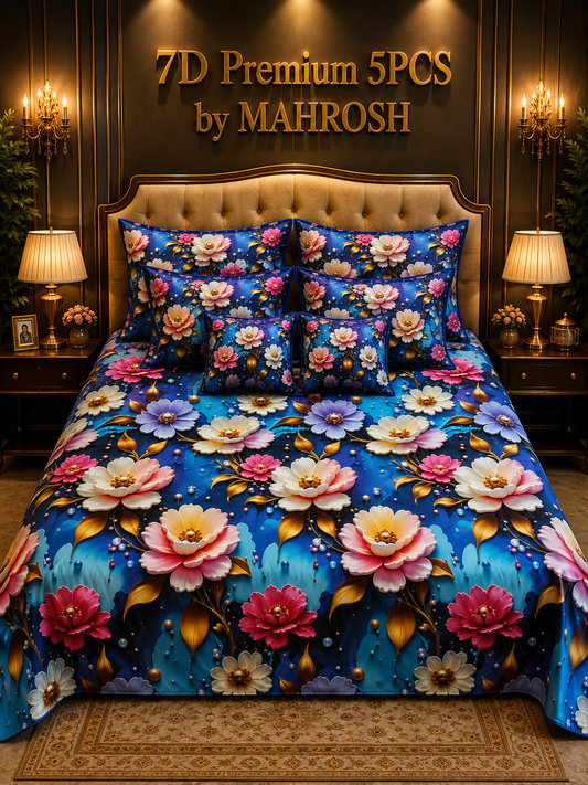 Bedior 122 Premium 5 Pieces Bedsheet Set