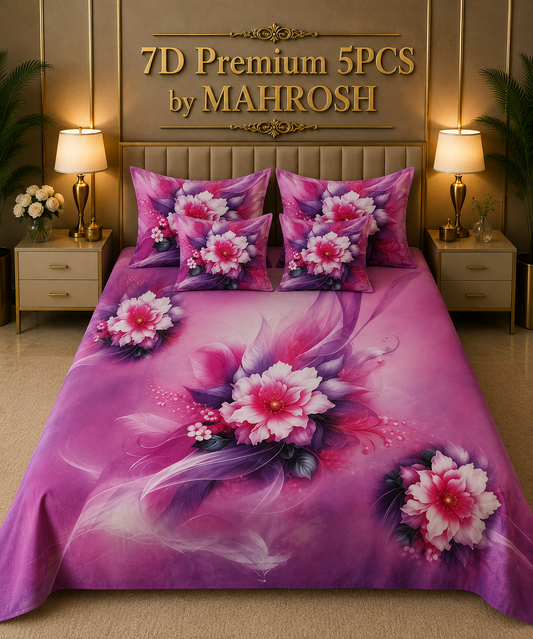 BEDIOR 5D Digital Bed Sheet Set #118 | Rs. 3,950 | FREE DELIVERY
