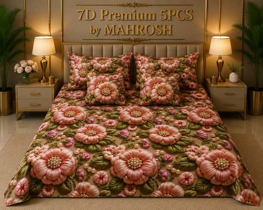 BEDIOR 5D Digital Bed Sheet Set #121 | Rs. 3,950 | FREE DELIVERY