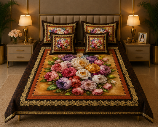 BEDIOR 5D Digital Bed Sheet Set #128 | Rs. 3,950 | FREE DELIVERY