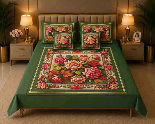 BEDIOR 5D Digital Bed Sheet Set #131 | Rs. 3,950 | FREE DELIVERY