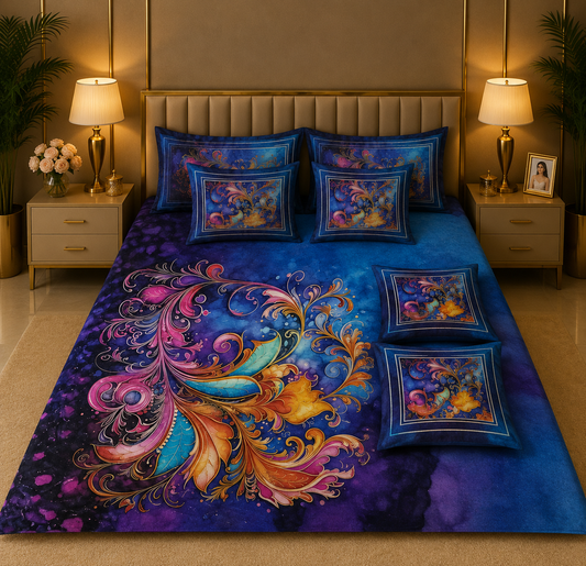 BEDIOR 5D Digital Bed Sheet Set #135 | Rs. 3,950 | FREE DELIVERY