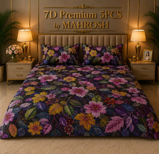 BEDIOR 5D Digital Bed Sheet Set #137 | Rs. 3,950 | FREE DELIVERY
