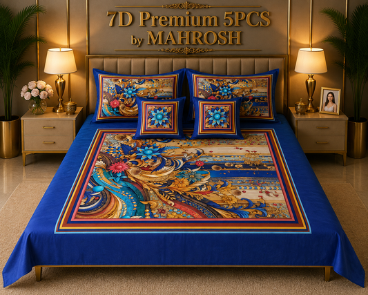 BEDIOR 5D Digital Bed Sheet Set #140 | Rs. 3,950 | FREE DELIVERY