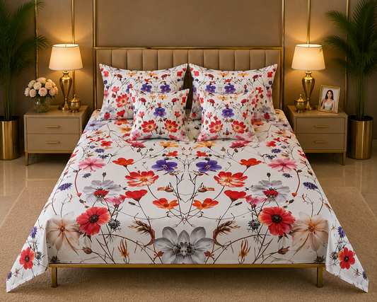 BEDIOR 5D Digital Bed Sheet Set #141 | Rs. 3,950 | FREE DELIVERY