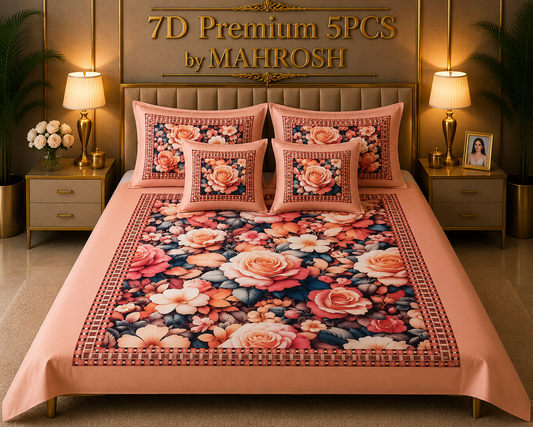 BEDIOR 5D Digital Bed Sheet Set #148 | Rs. 3,950 | FREE DELIVERY