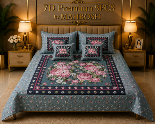 BEDIOR 5D Digital Bed Sheet Set #150 | Rs. 3950 | FREE DELIVERY