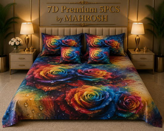 BEDIOR 5D Digital Bed Sheet Set #152 | Rs. 3,950 | FREE DELIVERY