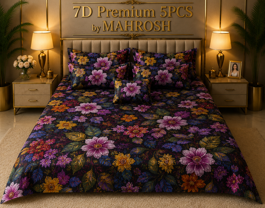 BEDIOR 5D Digital Bed Sheet Set #157 | Rs. 3,950 | FREE DELIVERY