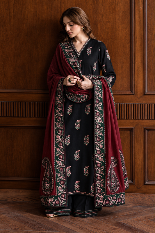 Batik Premium Dhanak Embroidered 3 PCS