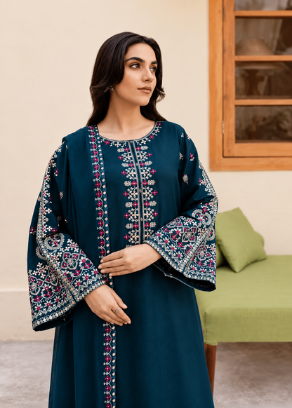 SAPPHIRE Dhanak Embroidered 3 PCS