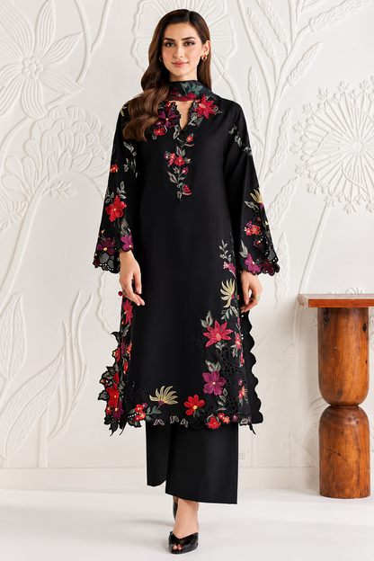 IZNIK Dhanak Embroidered 3PC Suit