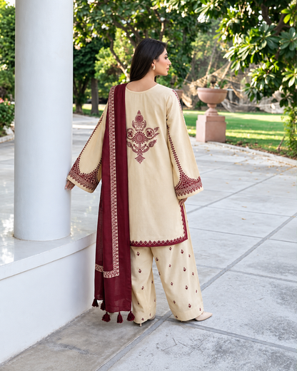 BAROQUE PREMIUM  DHANAK EMBROIDERED