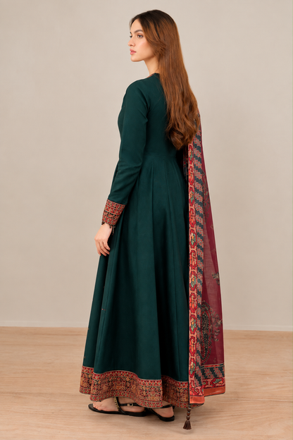 JAZMIN DHANAK  EMBROIDERED 3PCS