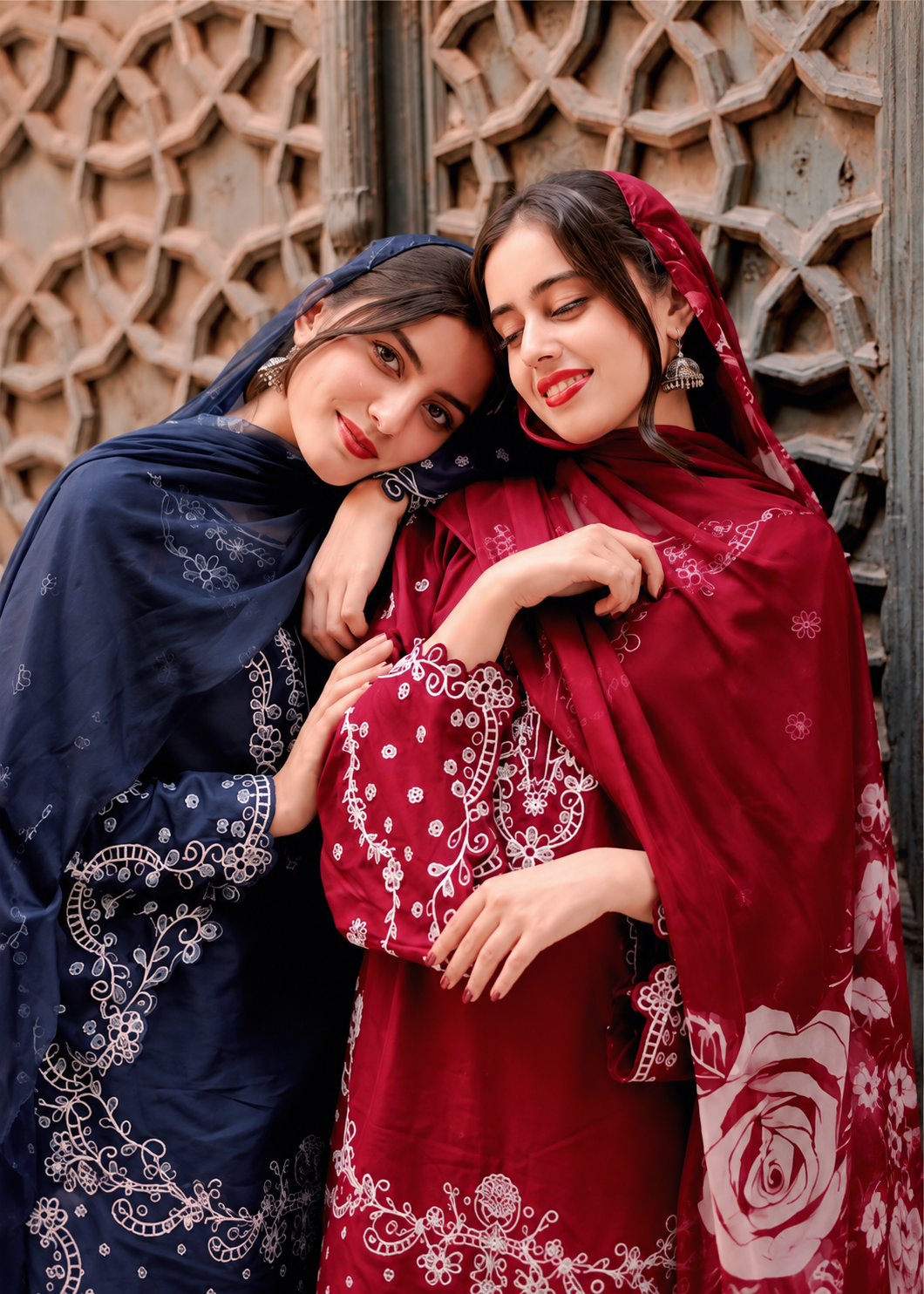IZNIK  LUXURY SILK EMBROIDERED 3 Pcs
