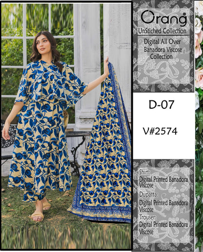 ORANG PRINTED VISCOSE 3 PCS