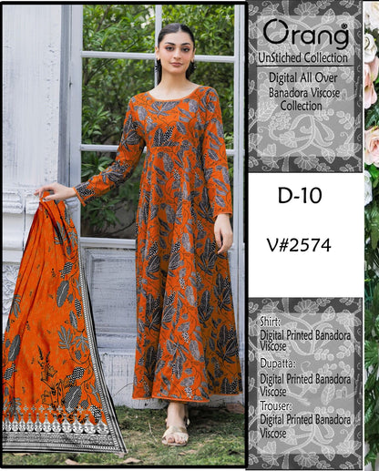 ORANG PRINTED VISCOSE 3 PCS