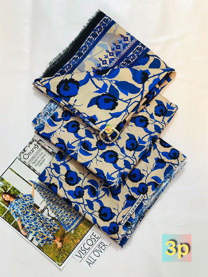 ORANG PRINTED VISCOSE 3 PCS