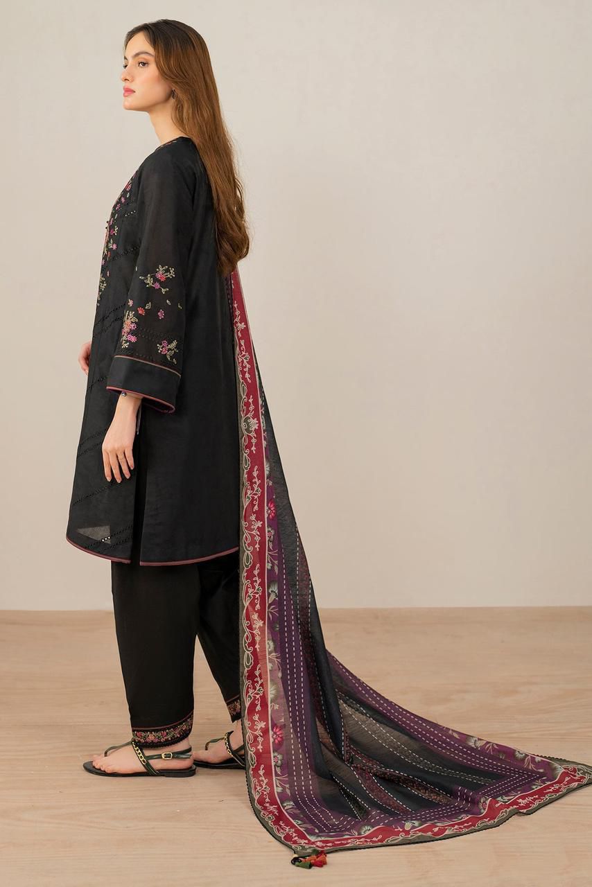JAZMIN DHANAK EMBROIDERED 3 PCS