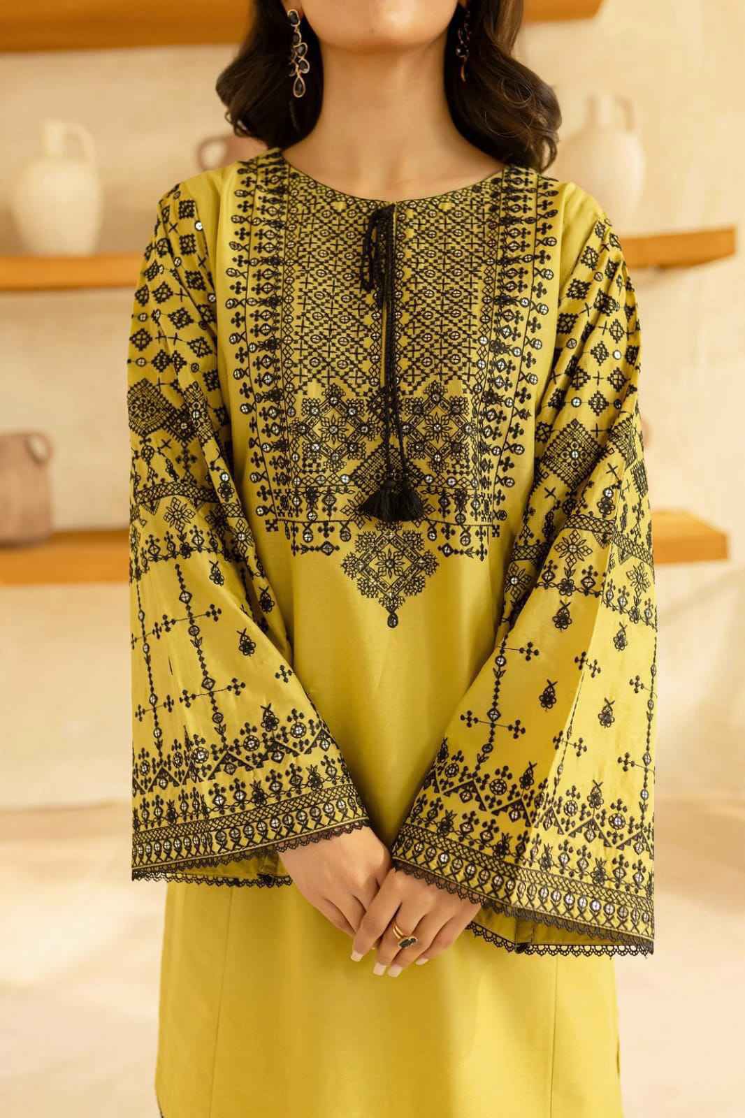 AISLING EMBROIDERED 2 PCS