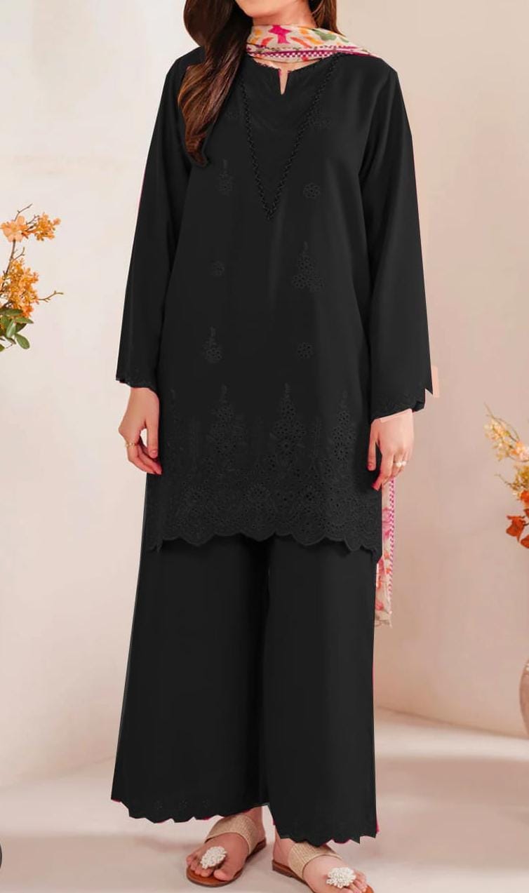 Sapphire Dhanak Embroidered 3 pcs