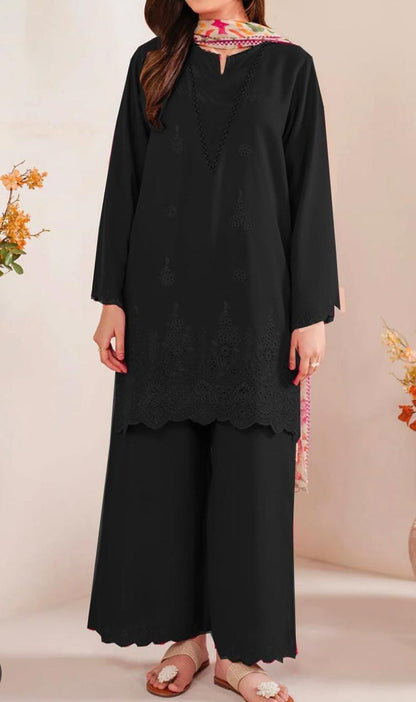 Sapphire Dhanak Embroidered 3 pcs