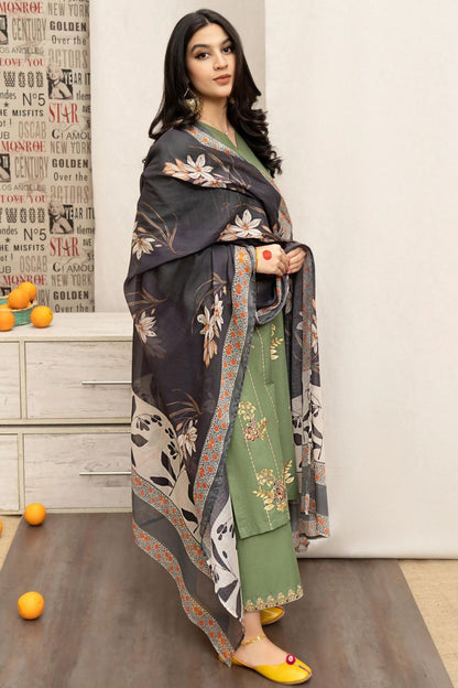 URGE DHANAK EMBROIDERED 3 PCS