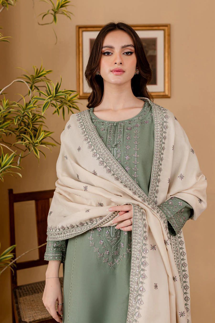 BATIK DHANAK EMBROIDERED 3 PCS