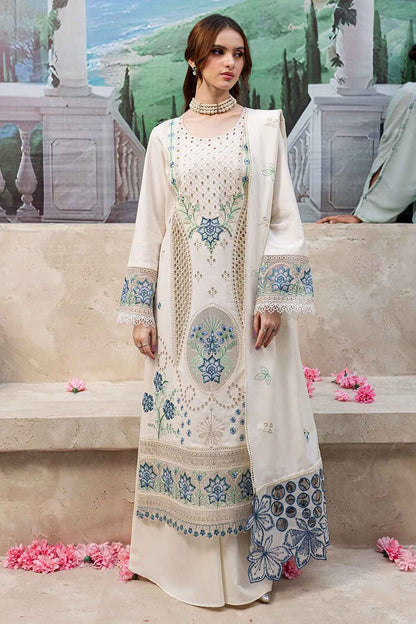 SANASAFINAZ Dhanak Embroidered 3 PCS