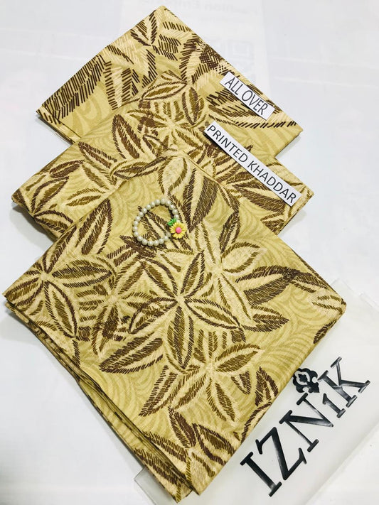 IZNIK KHADDAR PRINTED 3 PCS