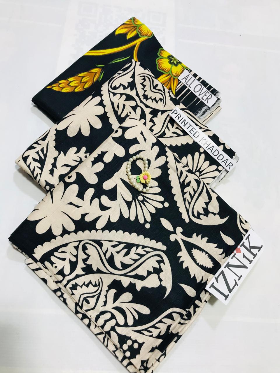 IZNIK KADDAR PRINTED 3 PCS