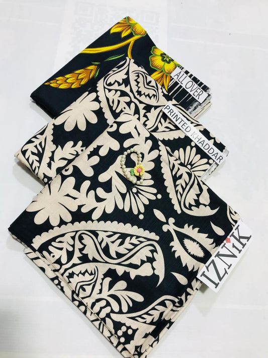 IZNIK KADDAR PRINTED 3 PCS
