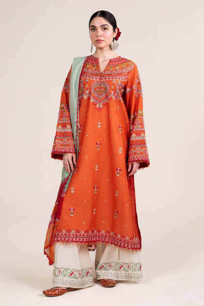 Zarashahjahan Dhanak Embroidered 3 Pcs
