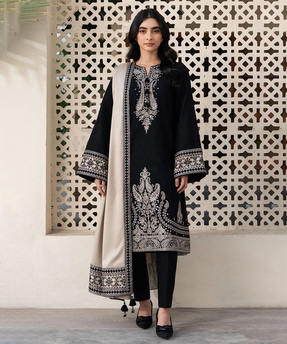 Jazmin Dhanak Embroidered 3 pcs