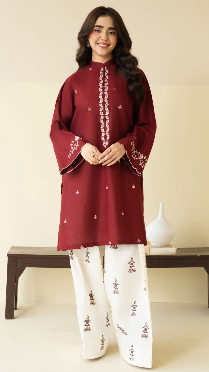 Zohras Dhanak Embroidered 2 pcs