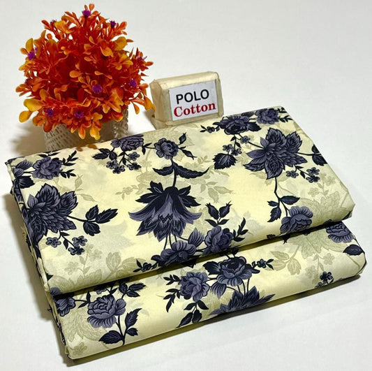 Polo cotton Printed 2 pcs