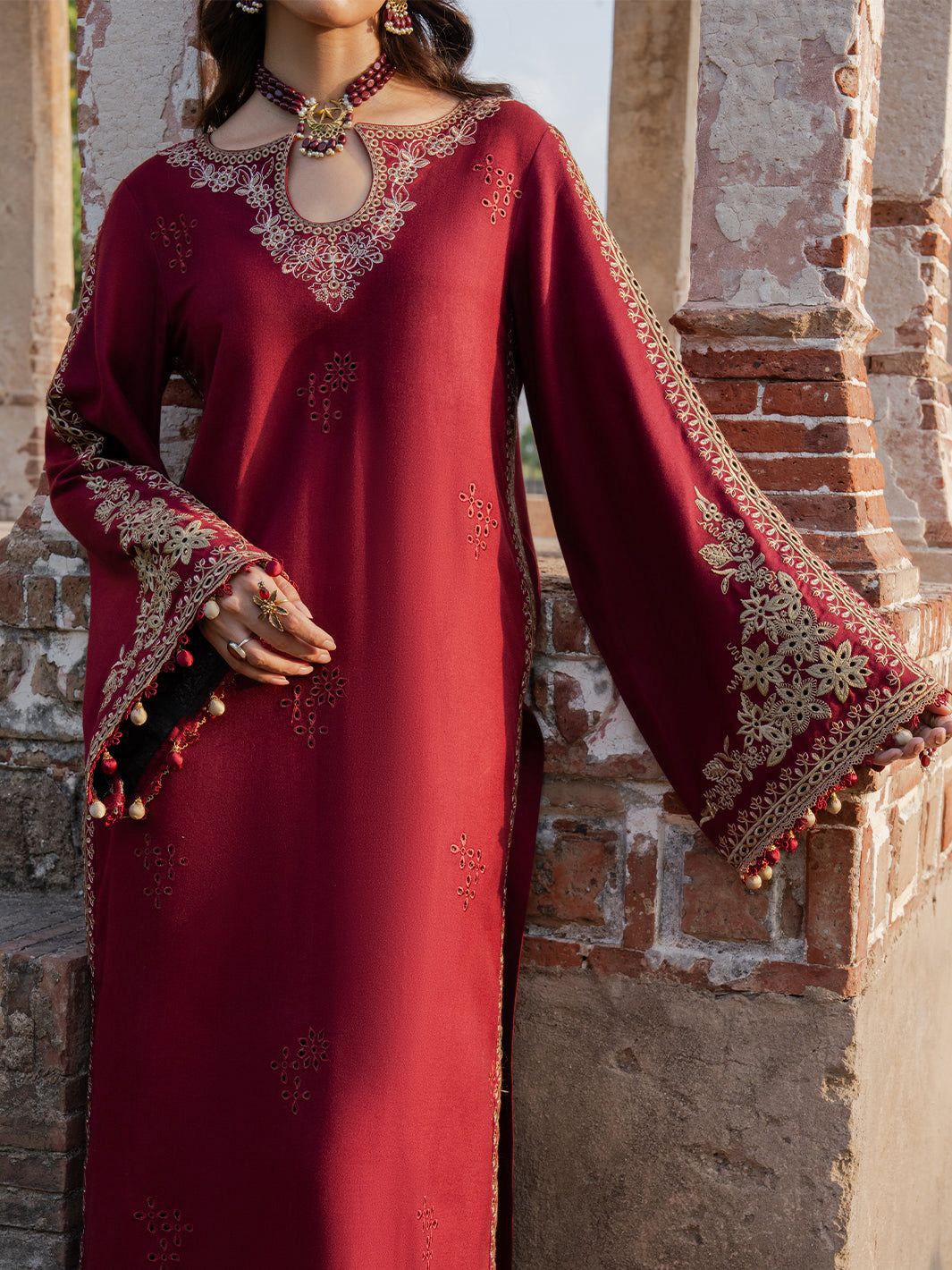 IZEL DHANAK EMBROIDERED 3 PCS