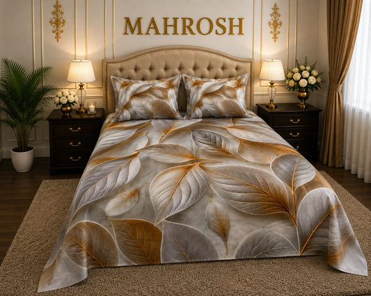 MAHROSH 7D Digital Bed Sheet Set #030 | Rs.2500 | Delivery Rs.350