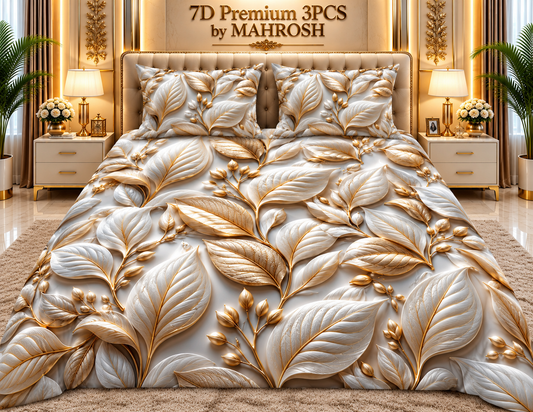 MAHROSH 168 Premium 7D 3PCS Bedsheet
