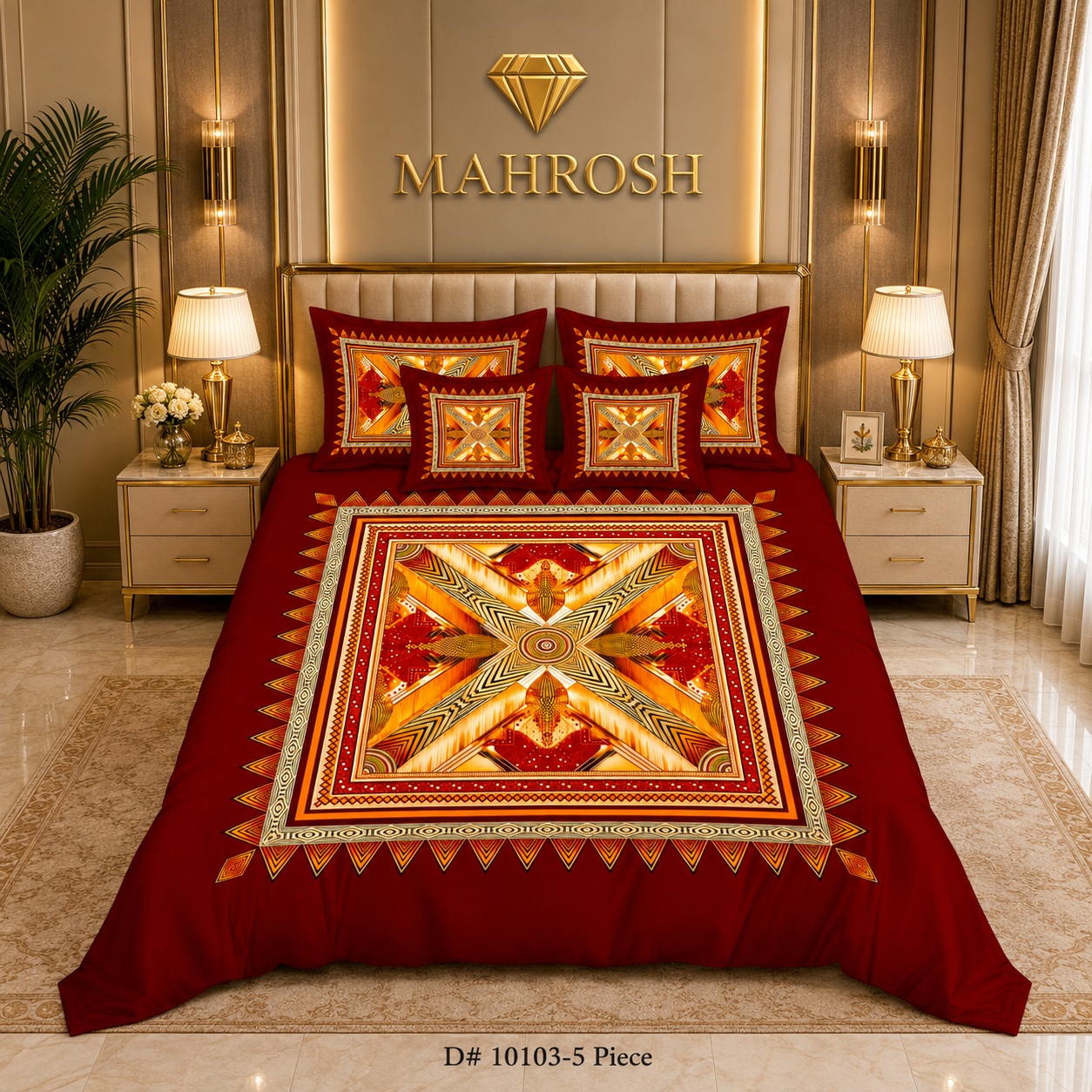 # BEDIOR 5D Digital Bed Sheet Set #02 | Rs. 3,150 | Delivery Rs. 350