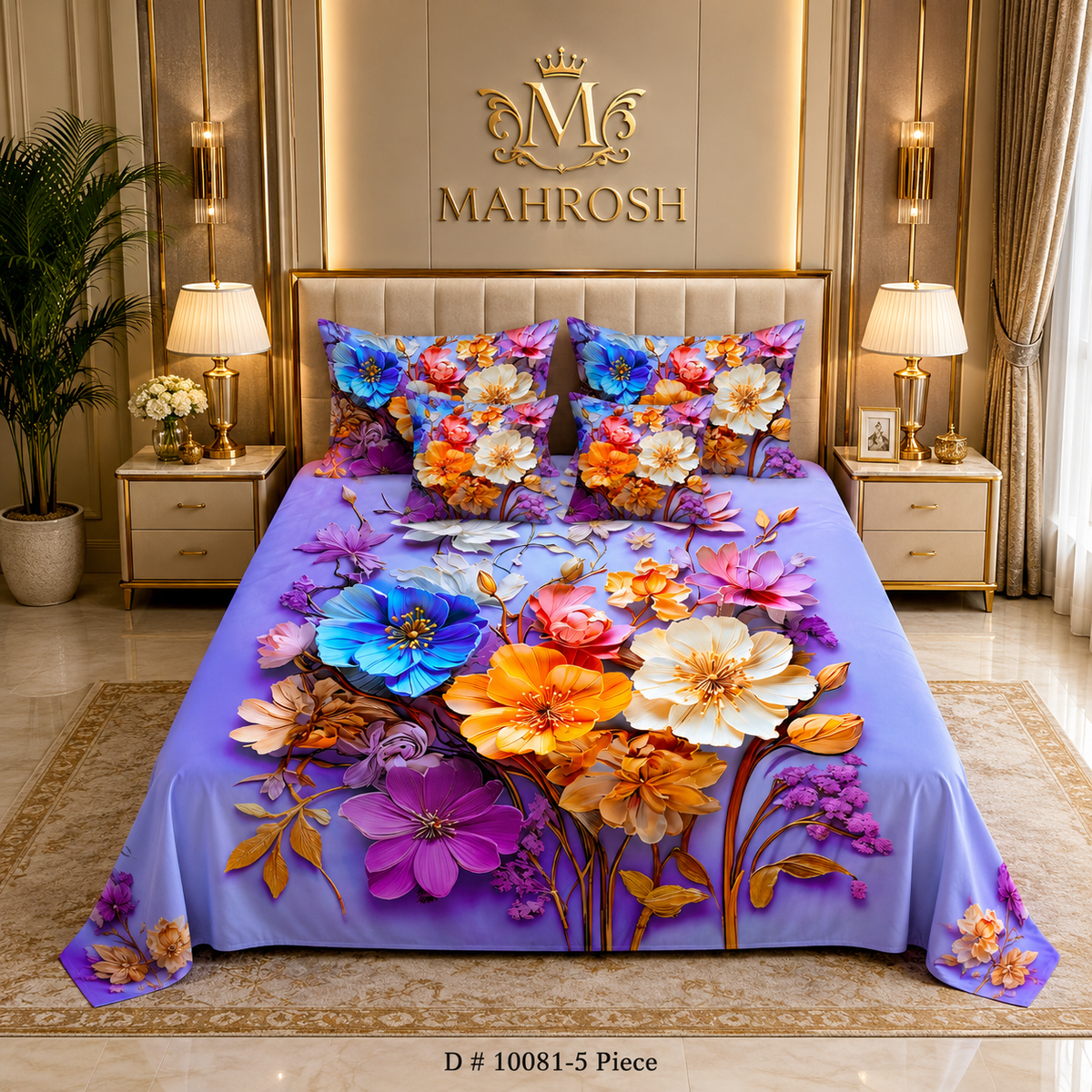 # BEDIOR 5D Digital Bed Sheet Set #04 | Rs. 3,950 | Free Delivery