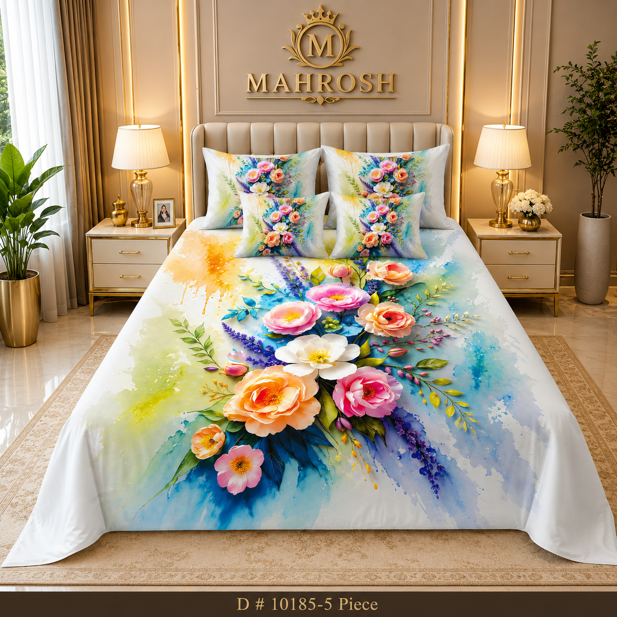 # BEDIOR 5D Digital Bed Sheet Set #16 |  Rs. 3,950 | Free Delivery