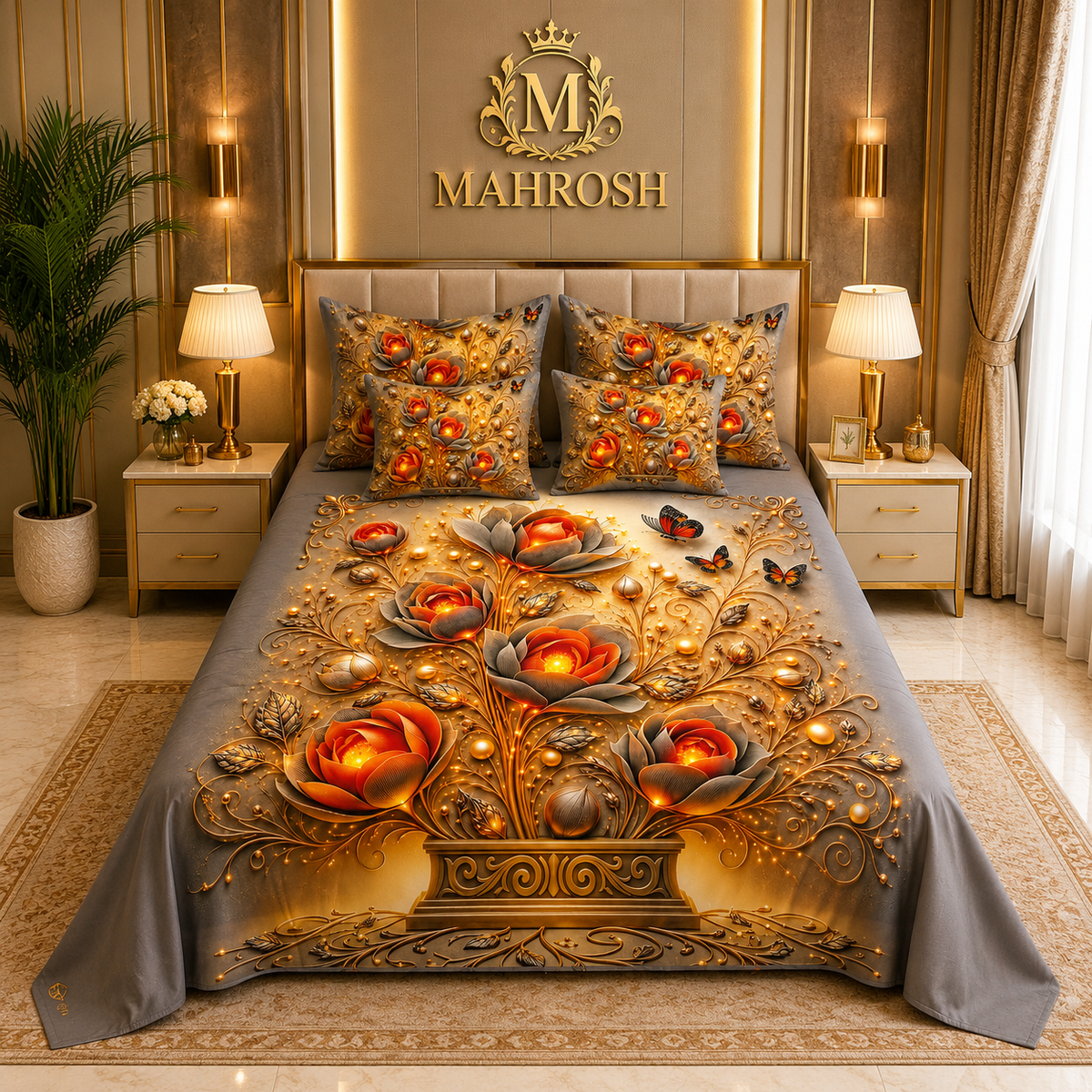 # BEDIOR 5D Digital Bed Sheet Set #20 |  Rs. 3,950 | Free Delivery
