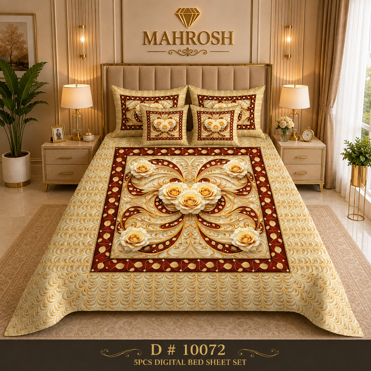 # BEDIOR 5D Digital Bed Sheet Set #26 | Rs. 3,150 | Delivery Rs. 350