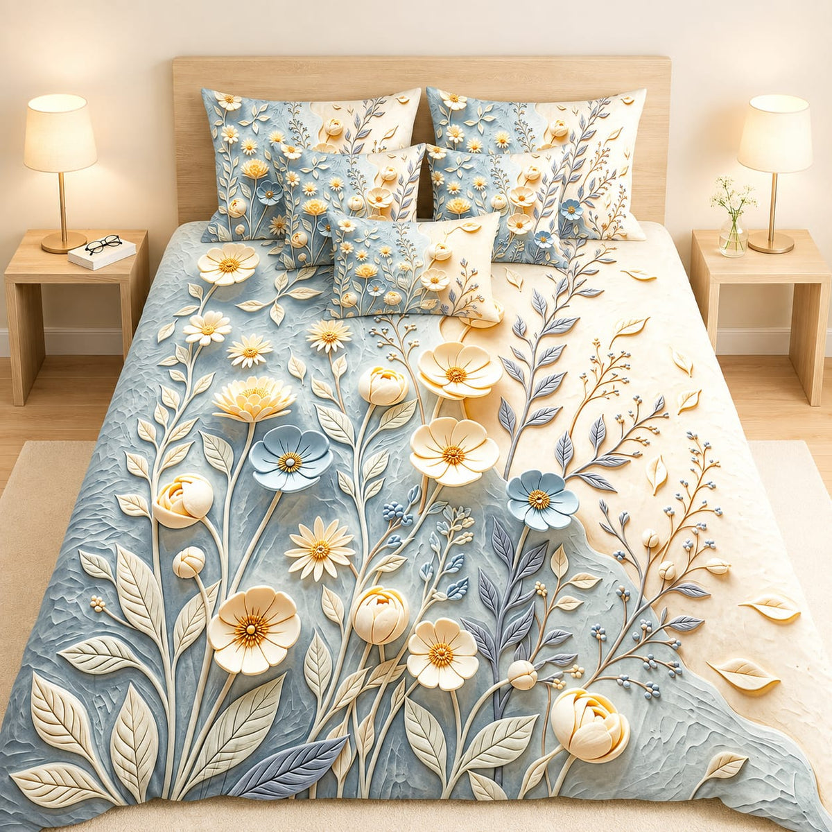 # BEDIOR 5D Digital Bed Sheet Set #34 |  Rs. 3,950 | Free Delivery