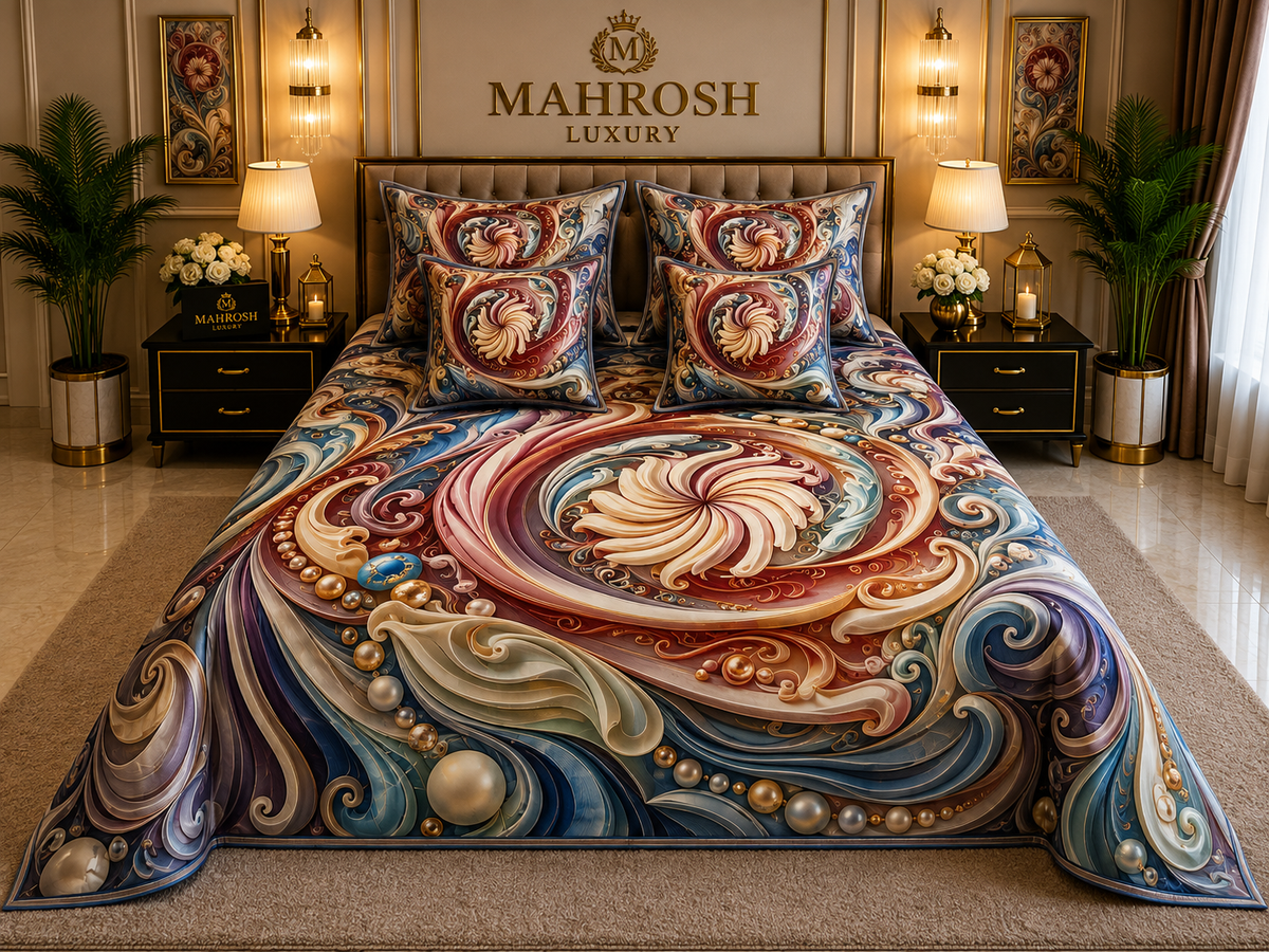 BEDIOR 5D Digital Bed Sheet Set #103 |  Rs. 3,950 | Free Delivery